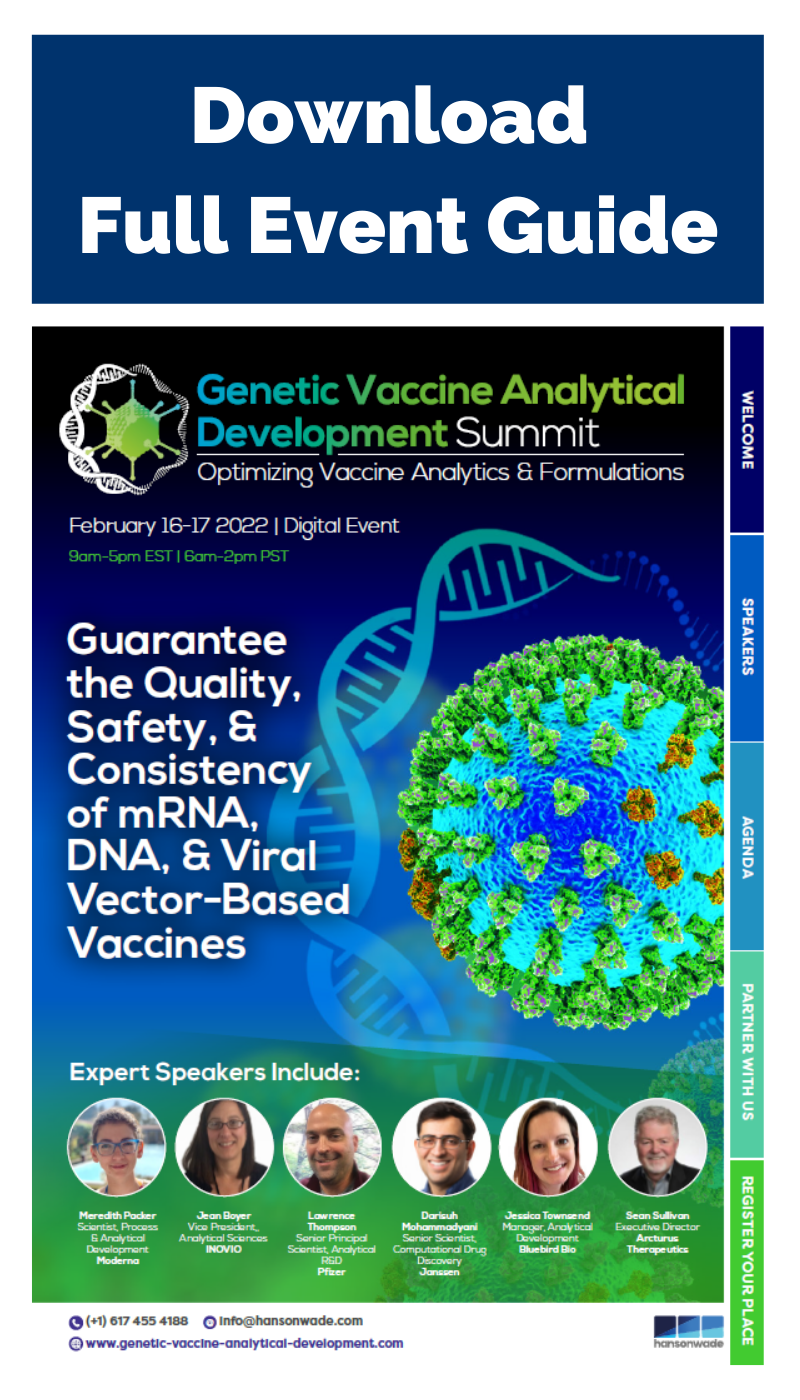 Genetic Vaccine Full Event Guide Widget